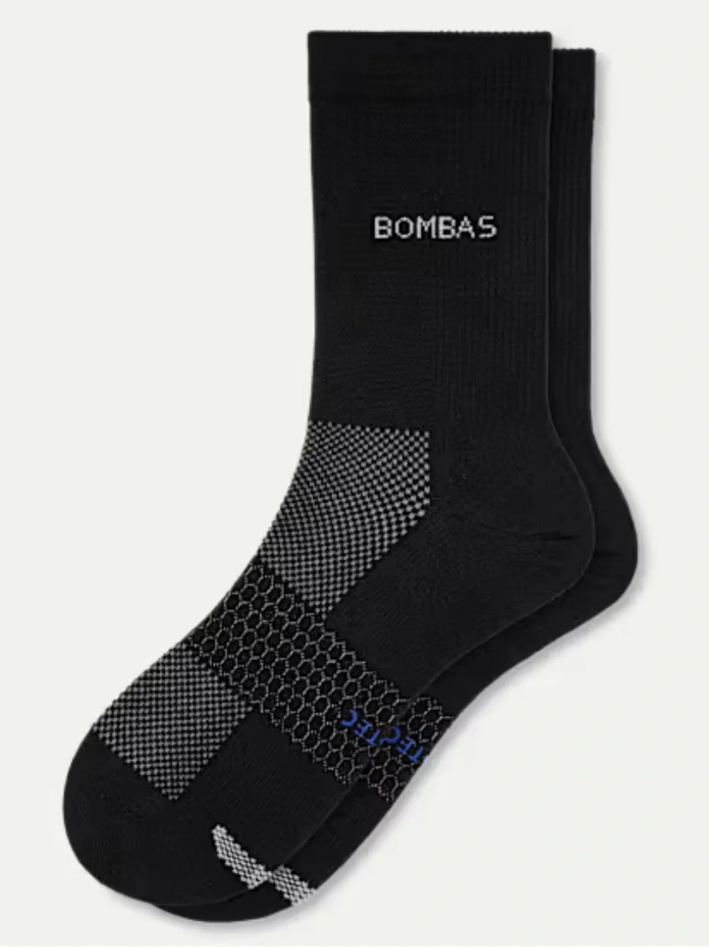 NWOT Bombas Women’s UltraLite Sport Half Calf Black Socks - Unisex Large